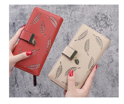 Willow Leaf Zip Wallet