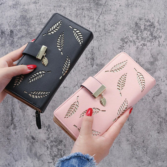 Willow Leaf Zip Wallet