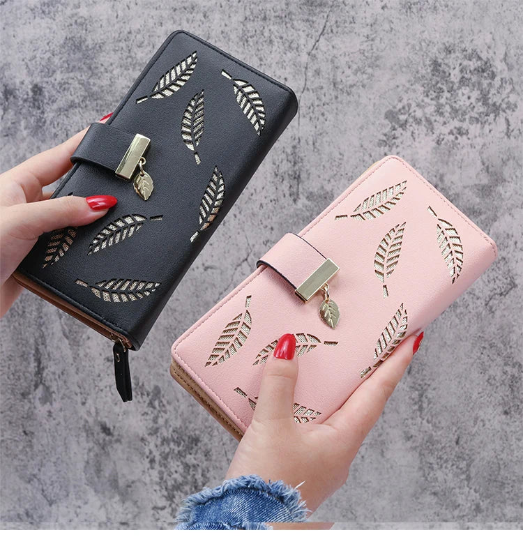 Willow Leaf Zip Wallet