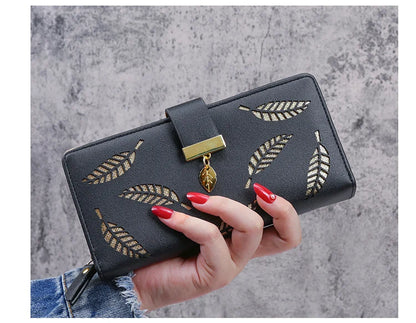 Willow Leaf Zip Wallet